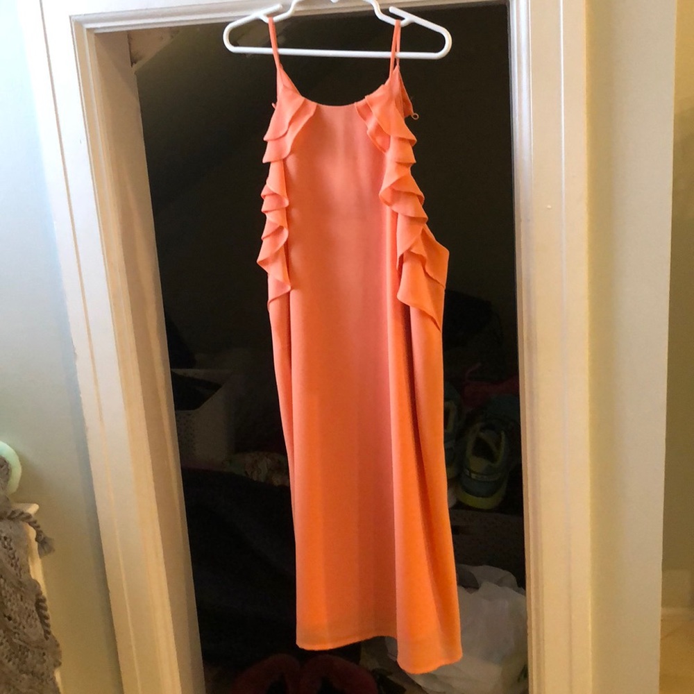 Orange shift dress - Picture 4 of 6
